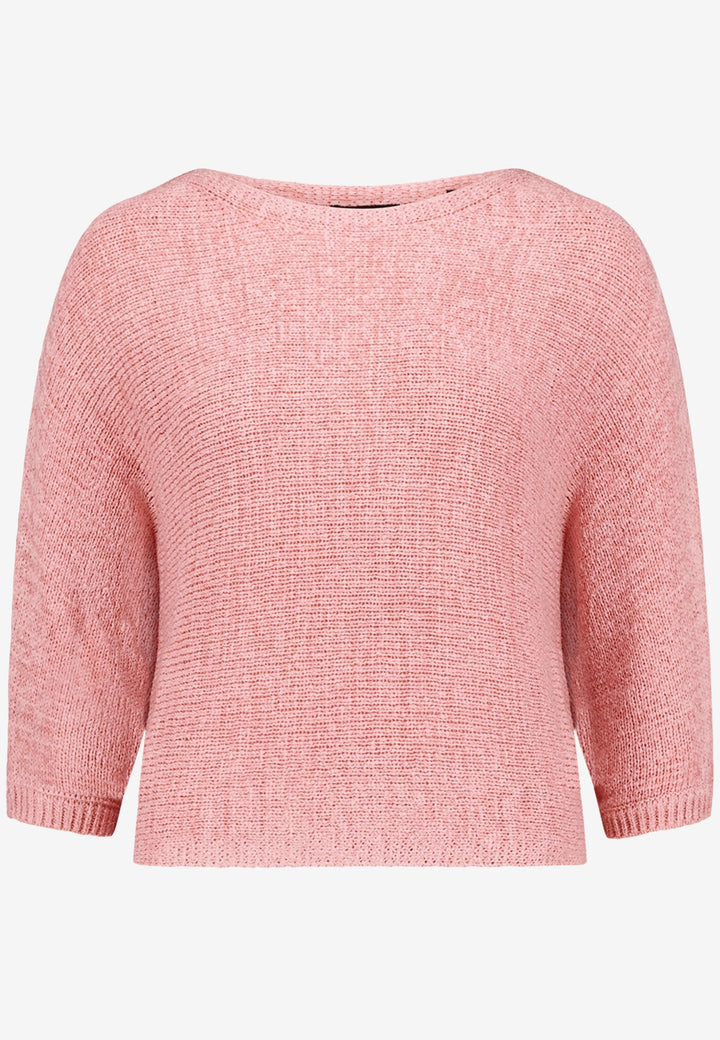 Strickpullover Kurz 3/4 Arm, Bridal Rose 4464 Bild 1