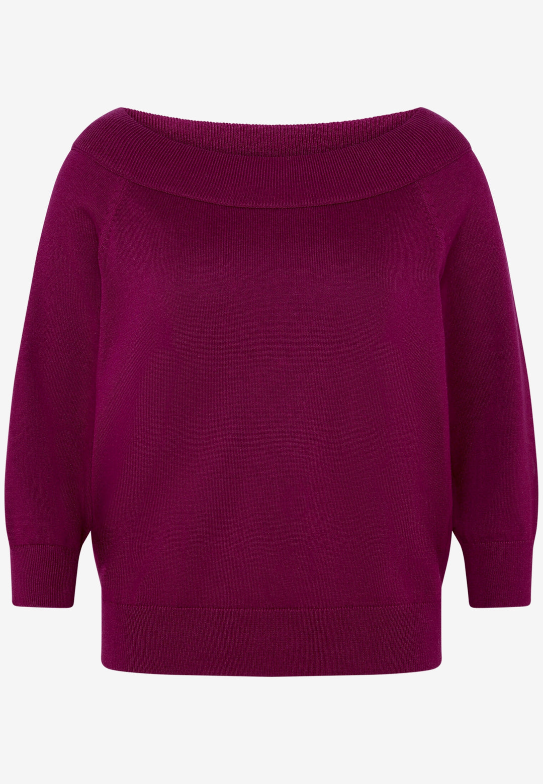 Strickpullover Kurz 3/4 Arm, Magenta Purple 4304 Bild 1