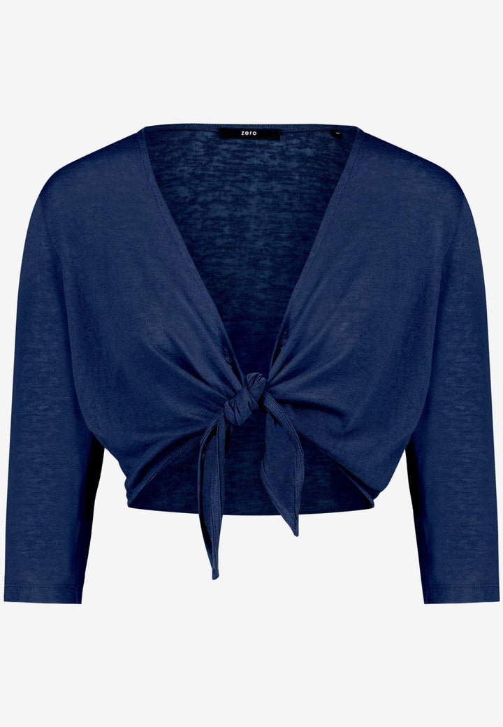 Sweat Jacke Kurz 3/4 Arm, Sargasso Sea 8435 Bild 1