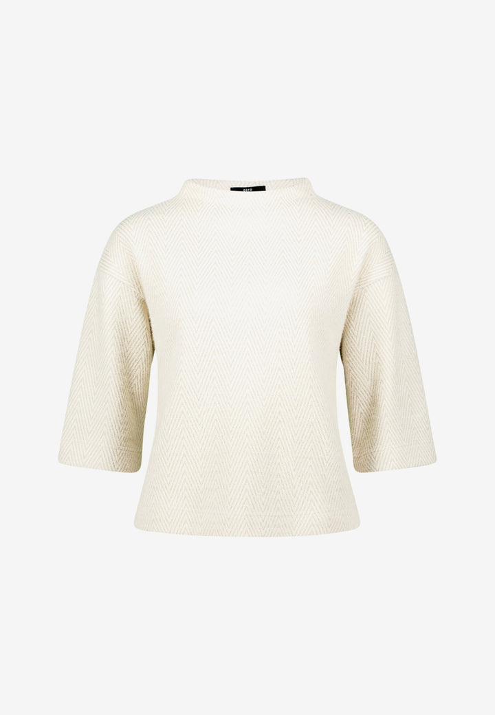 Sweat Kurz 3/4 Arm, Beige/Cream 7817 Bild 6