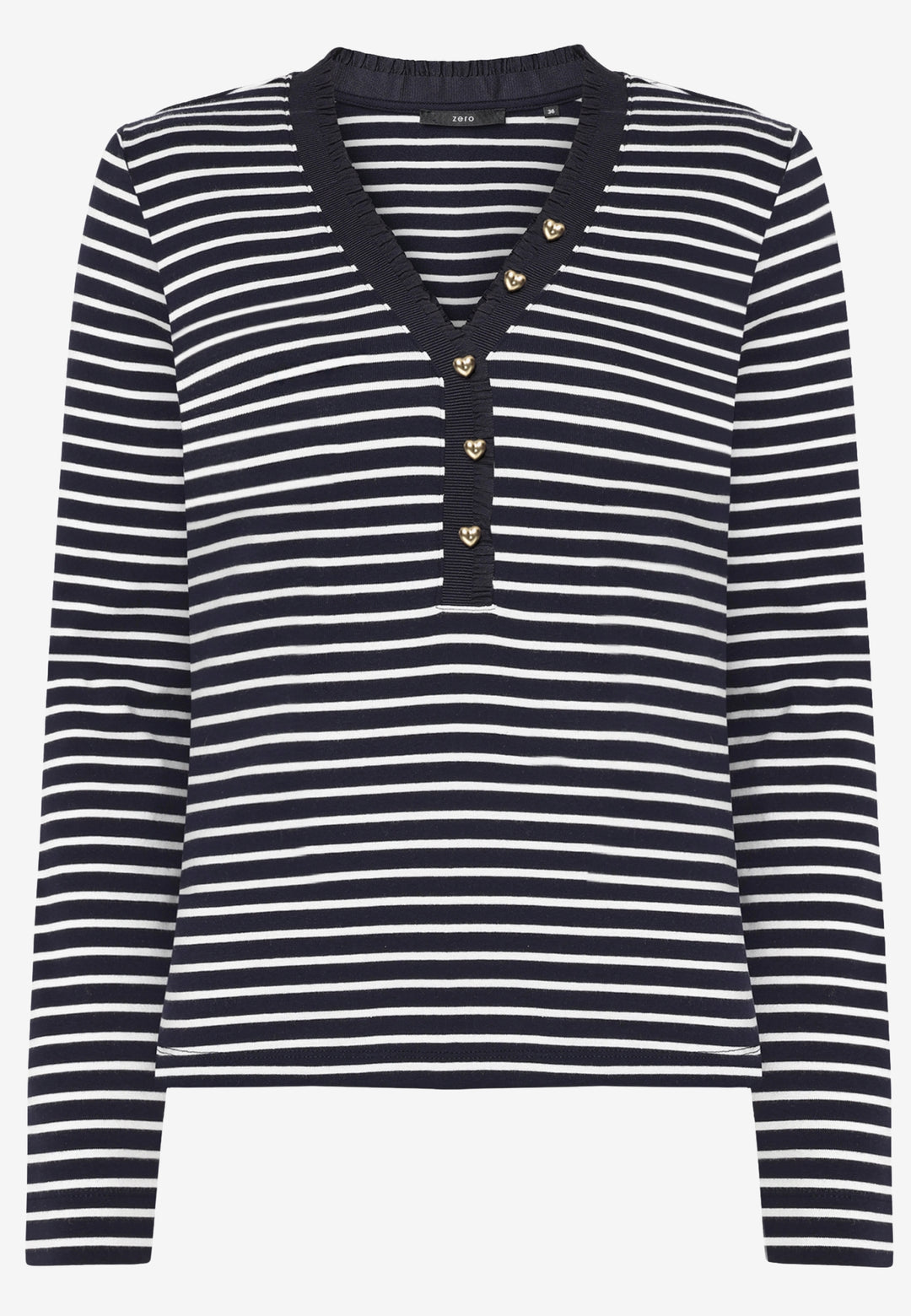 zero T-Shirt / Top, Dark BlueCream 8813 Bild 1