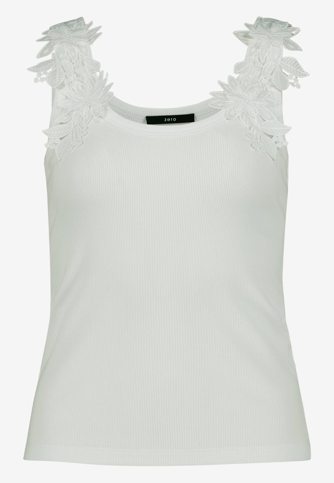 Top Kurz Tanktop, Brilliant White 1003 Bild 1