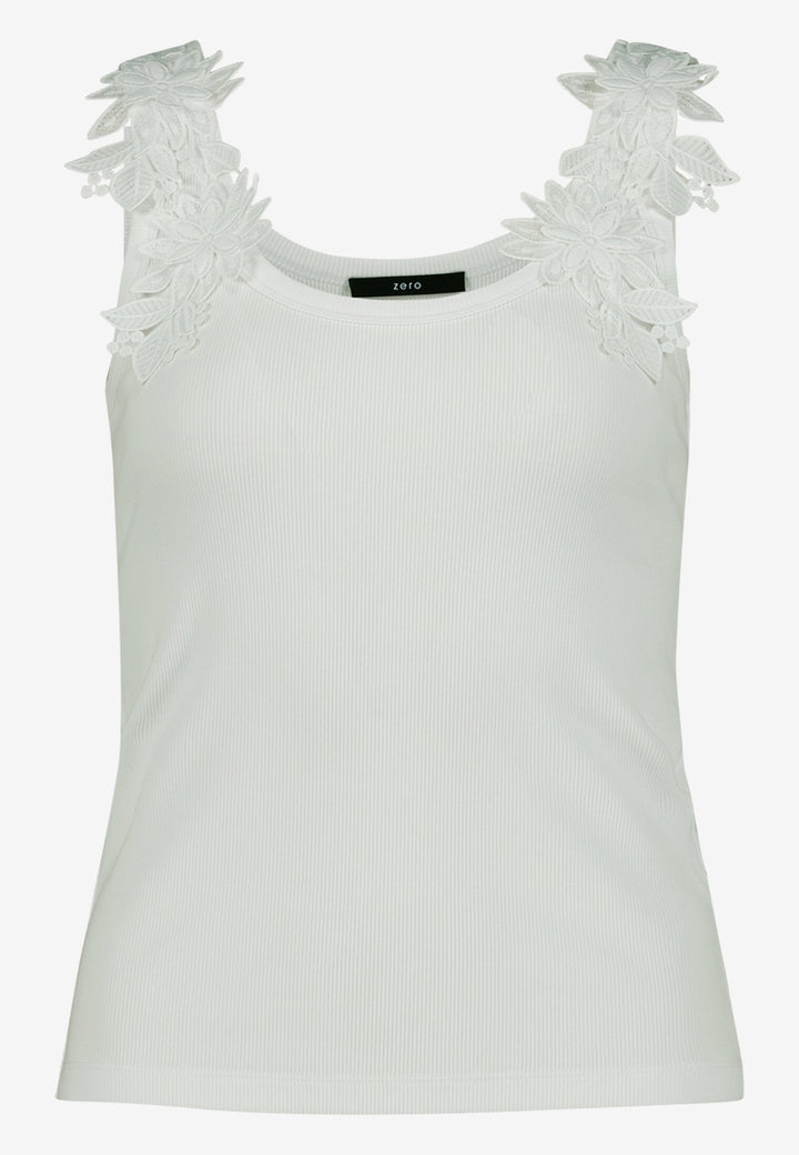 Top Kurz Tanktop, Brilliant White 1003 Bild 1